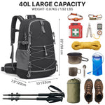 G4Free 40L Lightweight Travel Backpack with Rain Cover