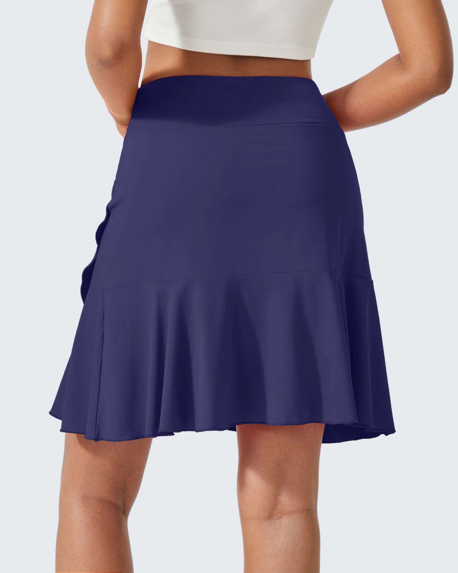G4Free Activewear High-Waist Pleated Casual Skorts 20'' 