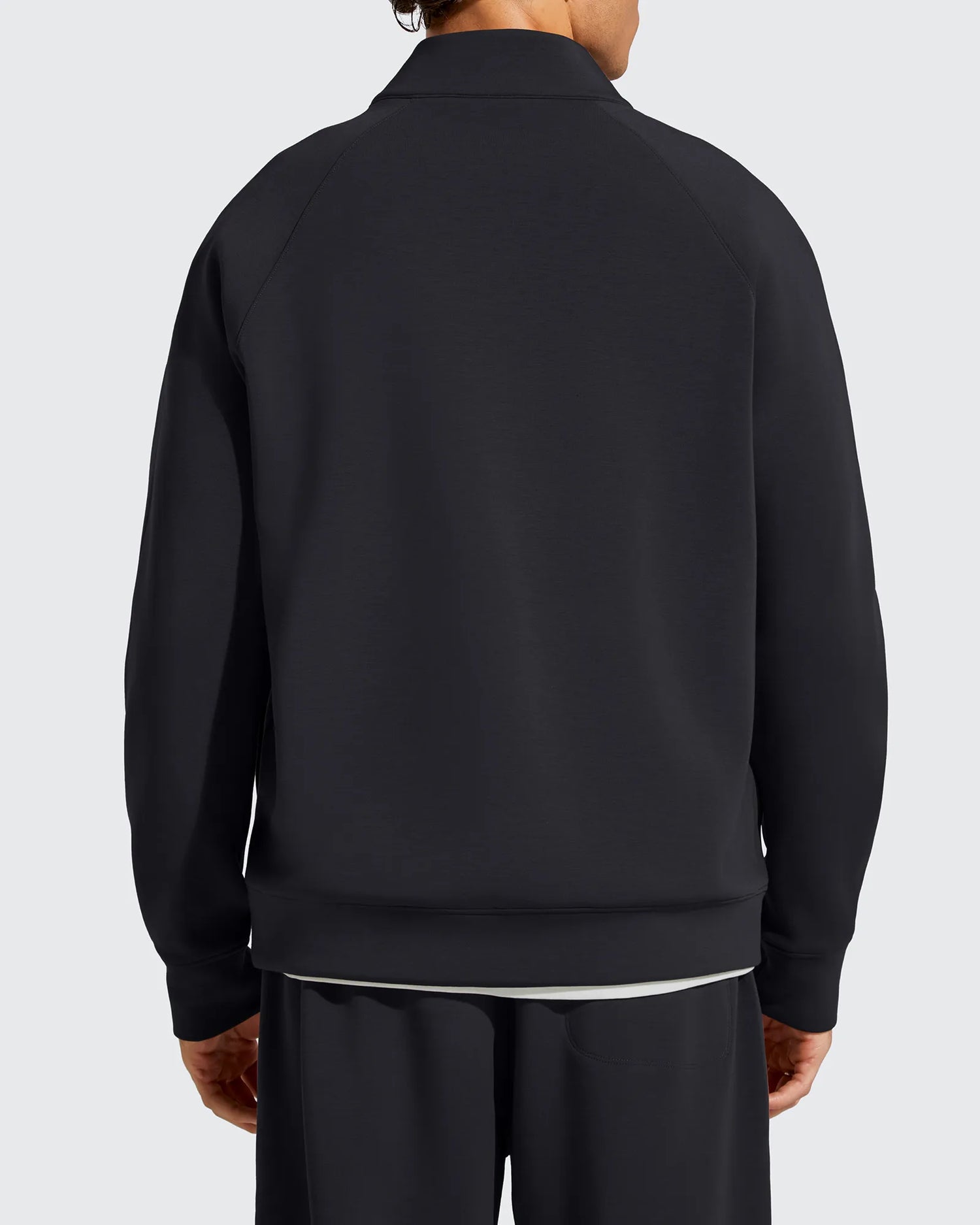 Smoofit Men's Fleece Half Zip Pockets Mock Neck Sweatshirts