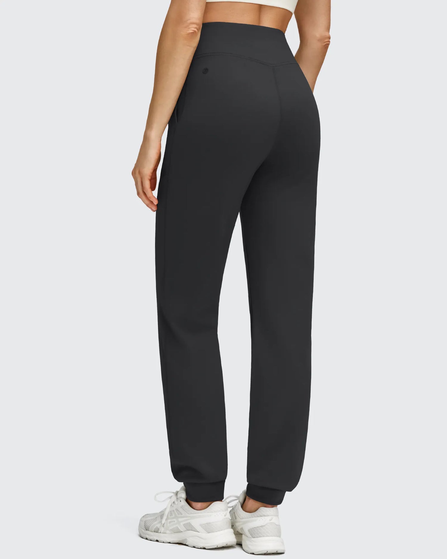 Fleece Lined Elastic Cuff Pockets Workout Joggers