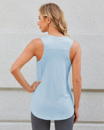G4Free Activewear Quick Dry Scoop Neck Sleeveless Tanks 