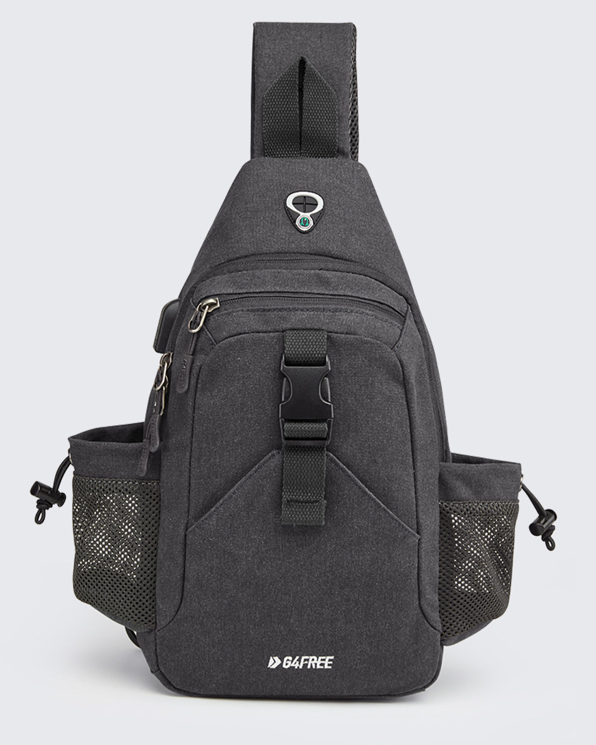 G4Free Anti-Theft Canvas Sling Bag with USB Port