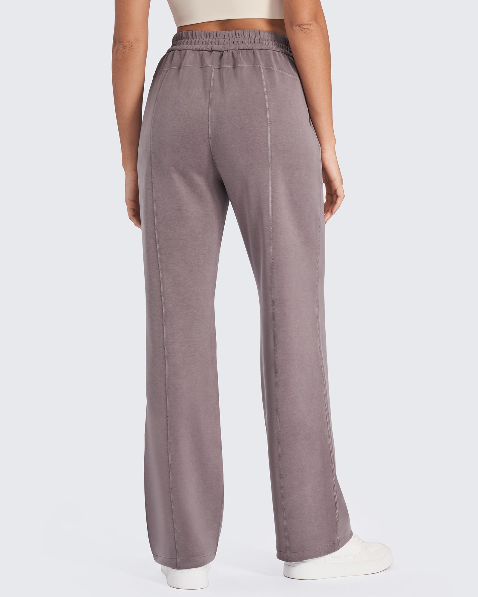 G4Free Activewear Smoofit Mid-Waist Wide Leg Sweatpants 