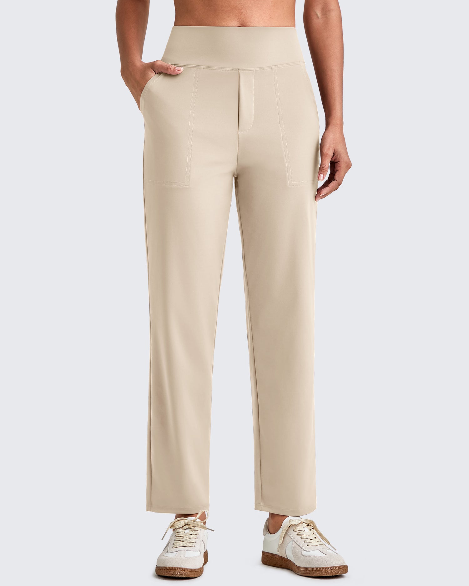 G4Free Activewear ShiftReady Crop Business Casual Work Pants 