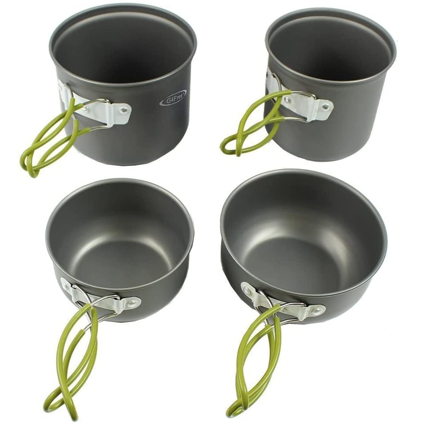 G4Free 2/4/13 PCS Camping Cookware Mess Kit