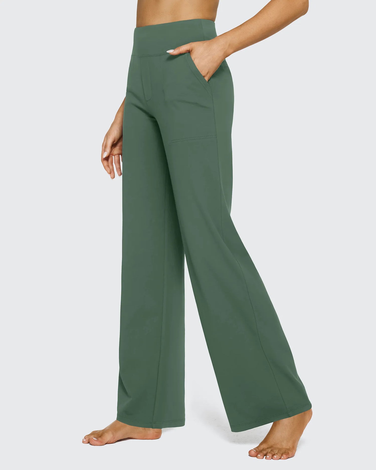 Loose High-Waist Business Casual Pants 29''