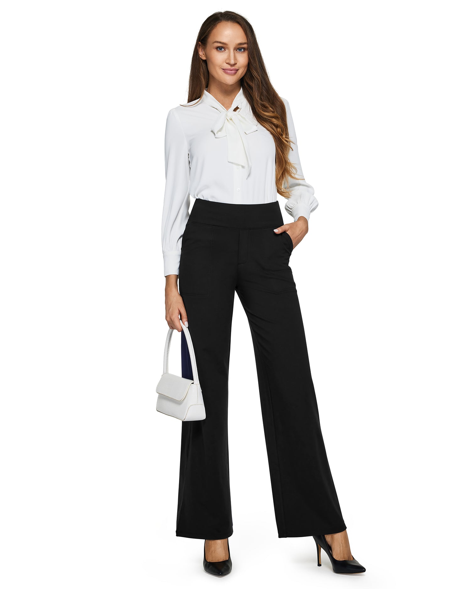 Loose High-Waist Business Casual Pants 29