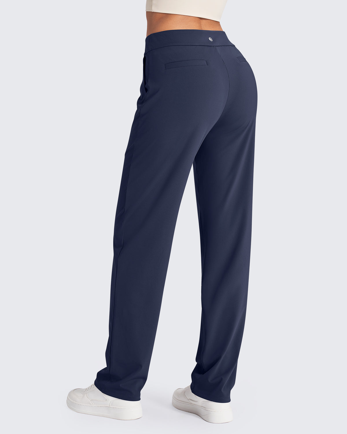 G4Free Activewear Bizcasual High-Waist Straight Dress Pants 