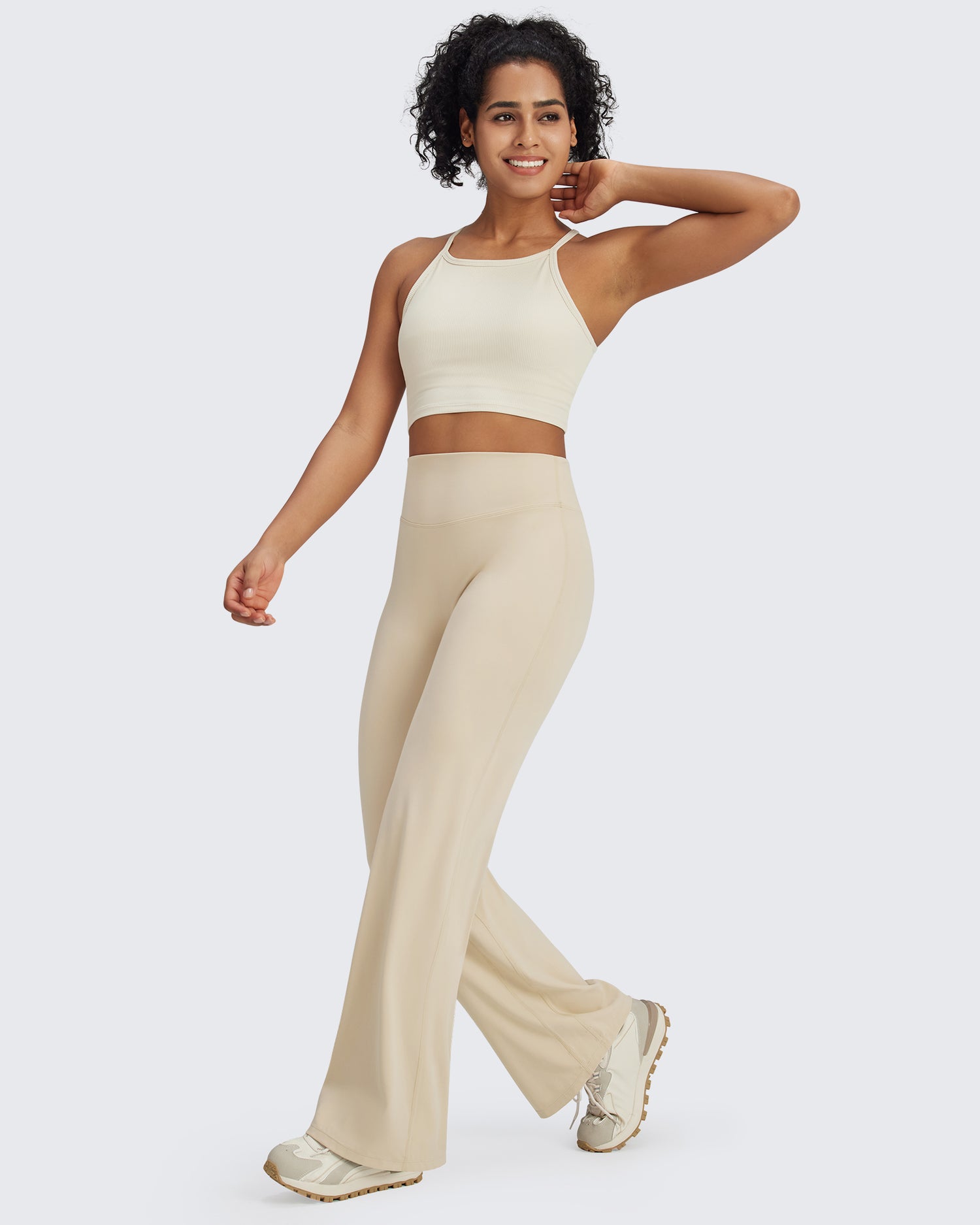 BareFeel Wide Leg High-Waisted Pants