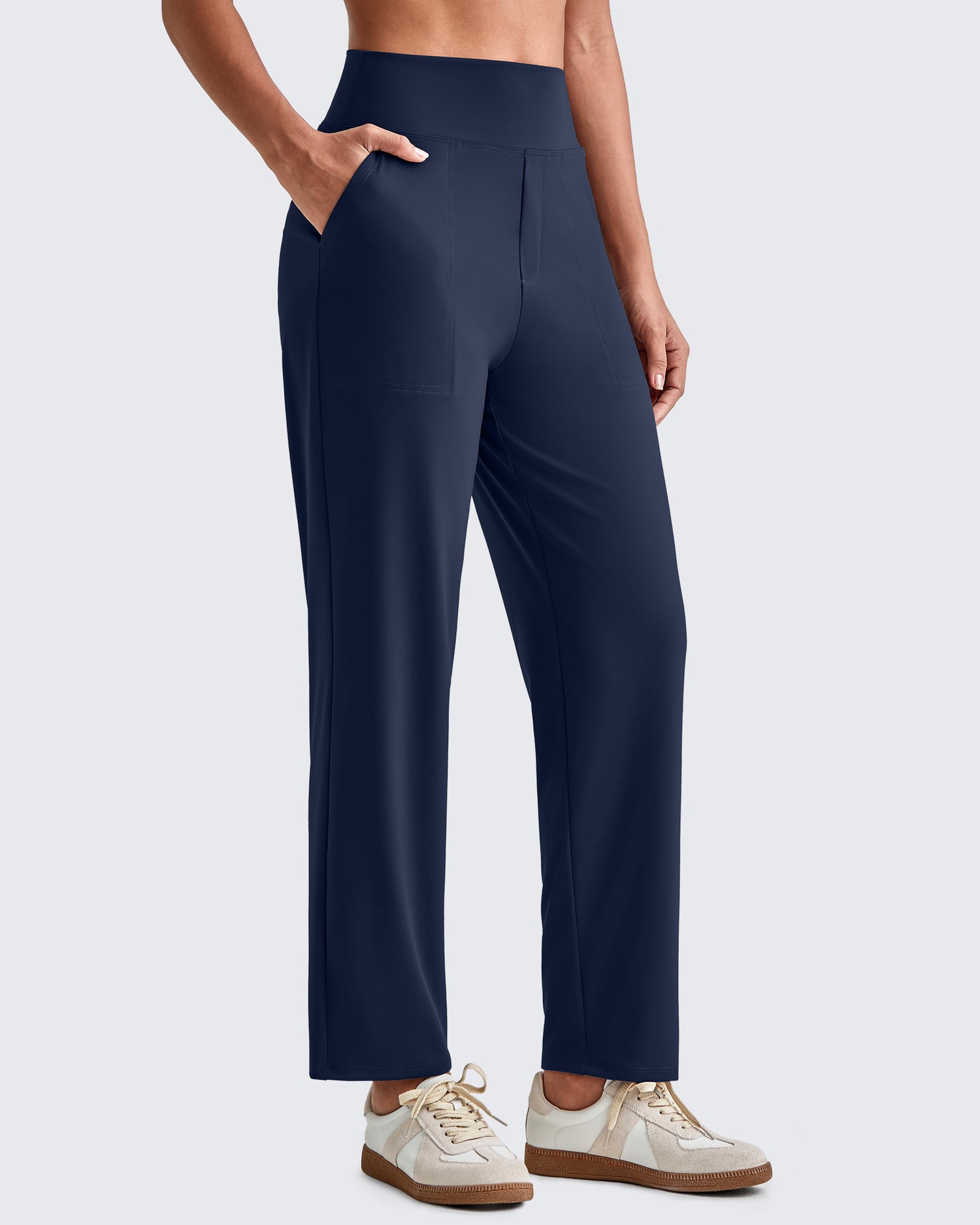 G4Free Activewear ShiftReady Crop Business Casual Work Pants 