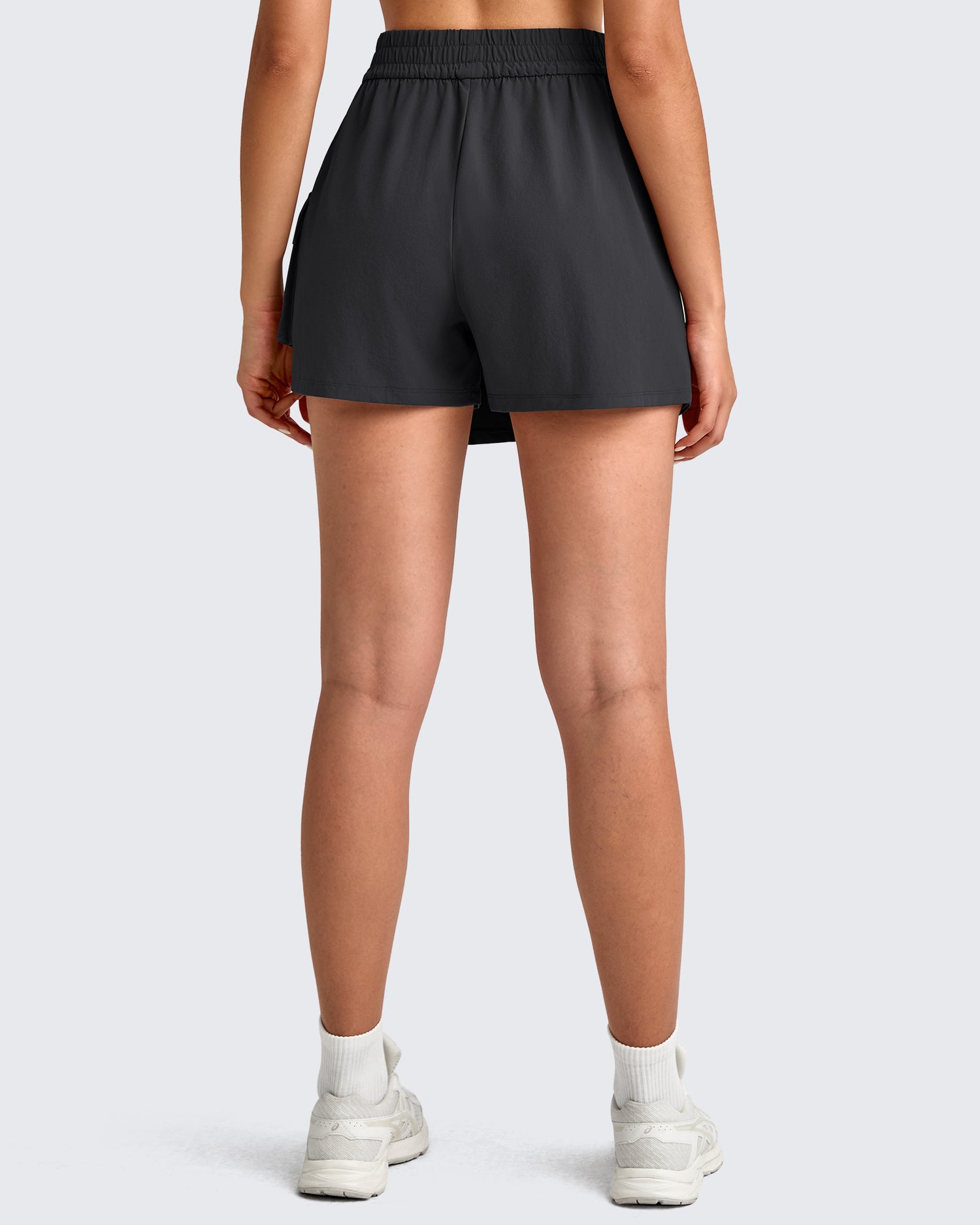 2 in 1 Elastic Waist Tennis Skorts