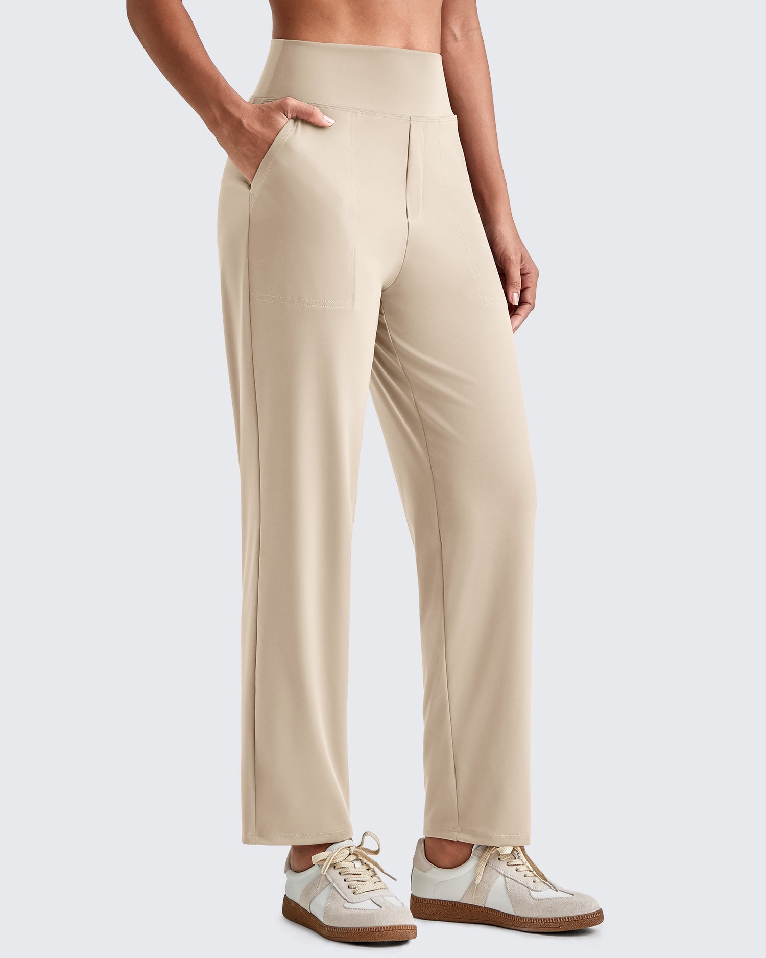 G4Free Activewear ShiftReady Crop Business Casual Work Pants 
