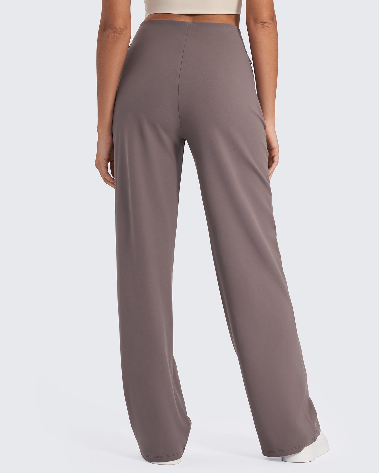 Business Front Pleats Wide Leg Pants