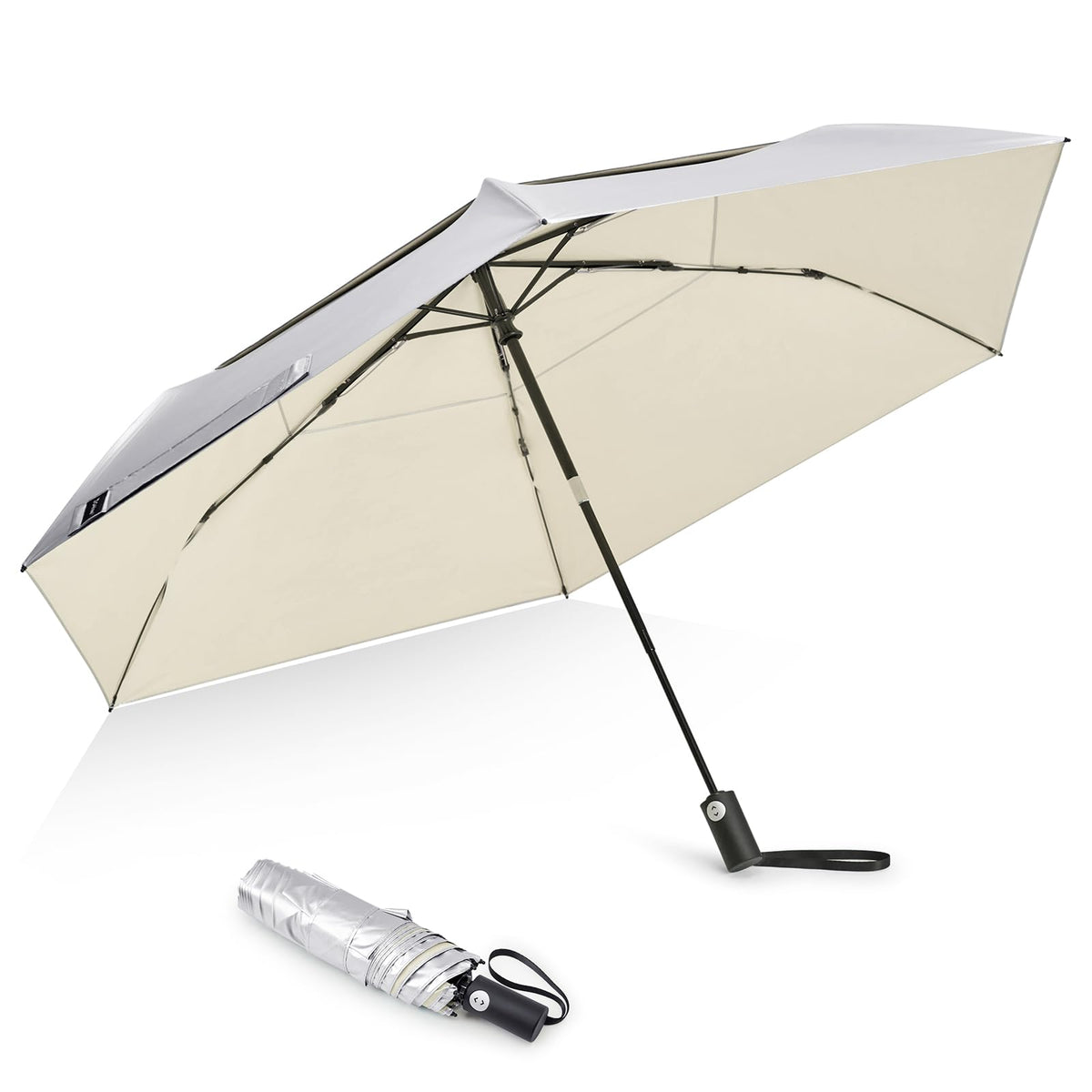 G4Free G4Free Ultralight UPF 50+ UV Double Canopy Slim Small Portable Automatic 