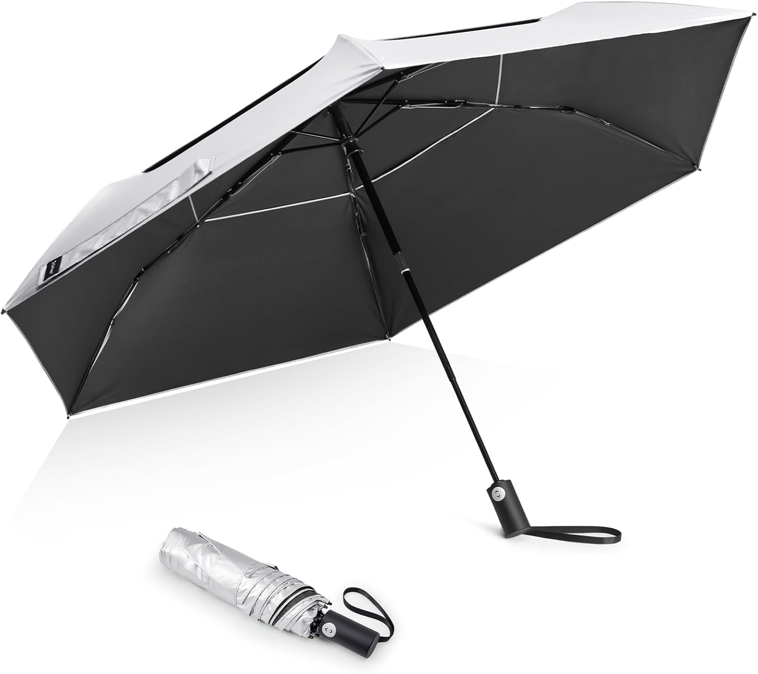 G4Free G4Free Ultralight UPF 50+ UV Double Canopy Slim Small Portable Automatic 
