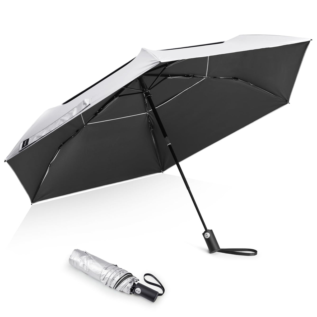 G4Free G4Free Ultralight UPF 50+ UV Double Canopy Slim Small Portable Automatic 