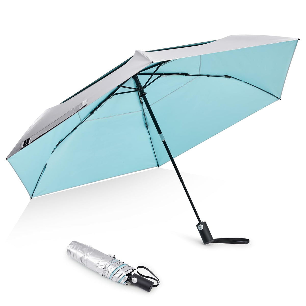 G4Free G4Free Ultralight UPF 50+ UV Double Canopy Slim Small Portable Automatic 