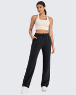G4Free Activewear Smoofit Mid-Waist Wide Leg Sweatpants 