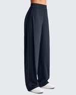 G4Free Activewear ShiftReady High Waisted Wide Leg Dress Trousers 