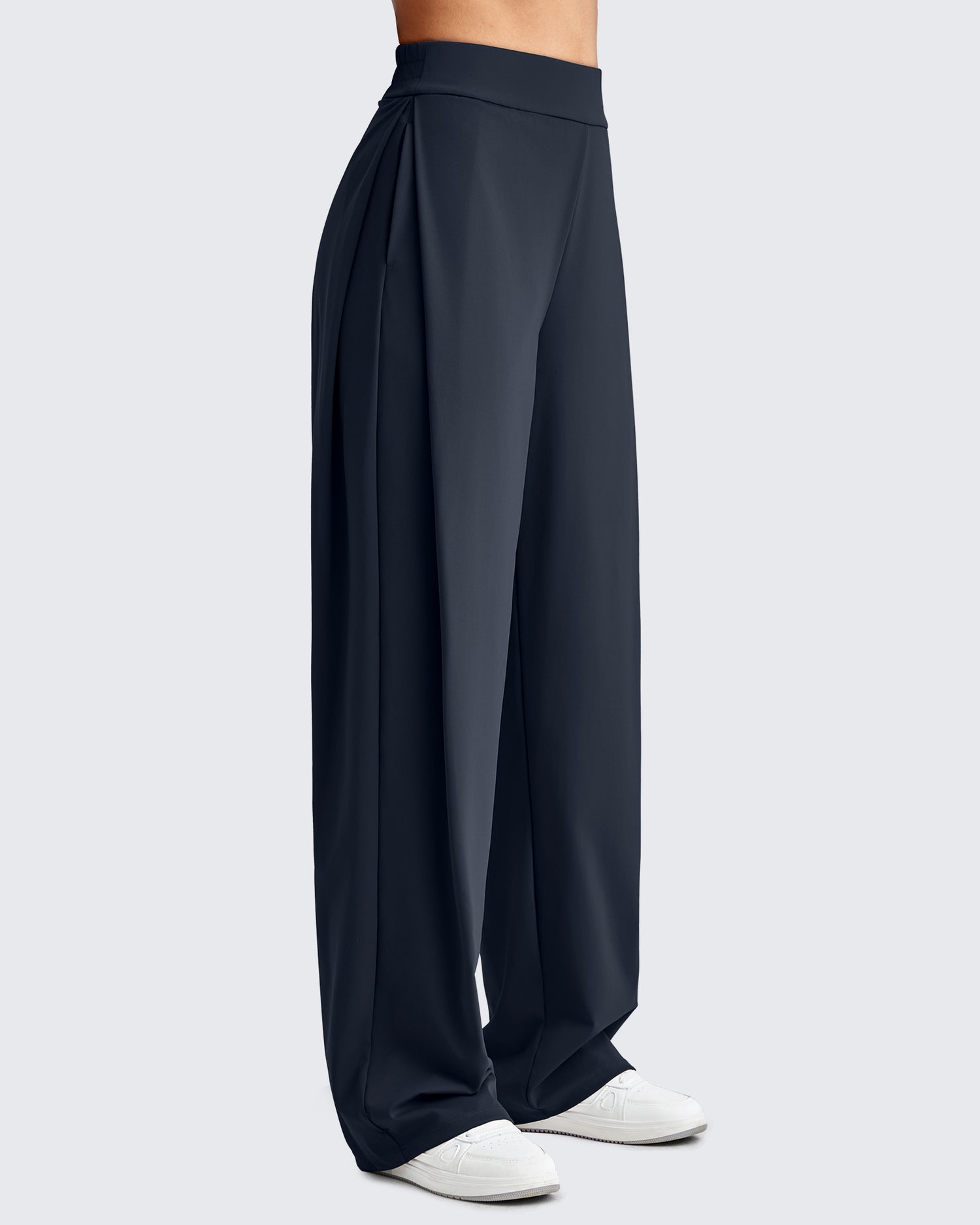 G4Free Activewear ShiftReady High Waisted Wide Leg Dress Trousers 