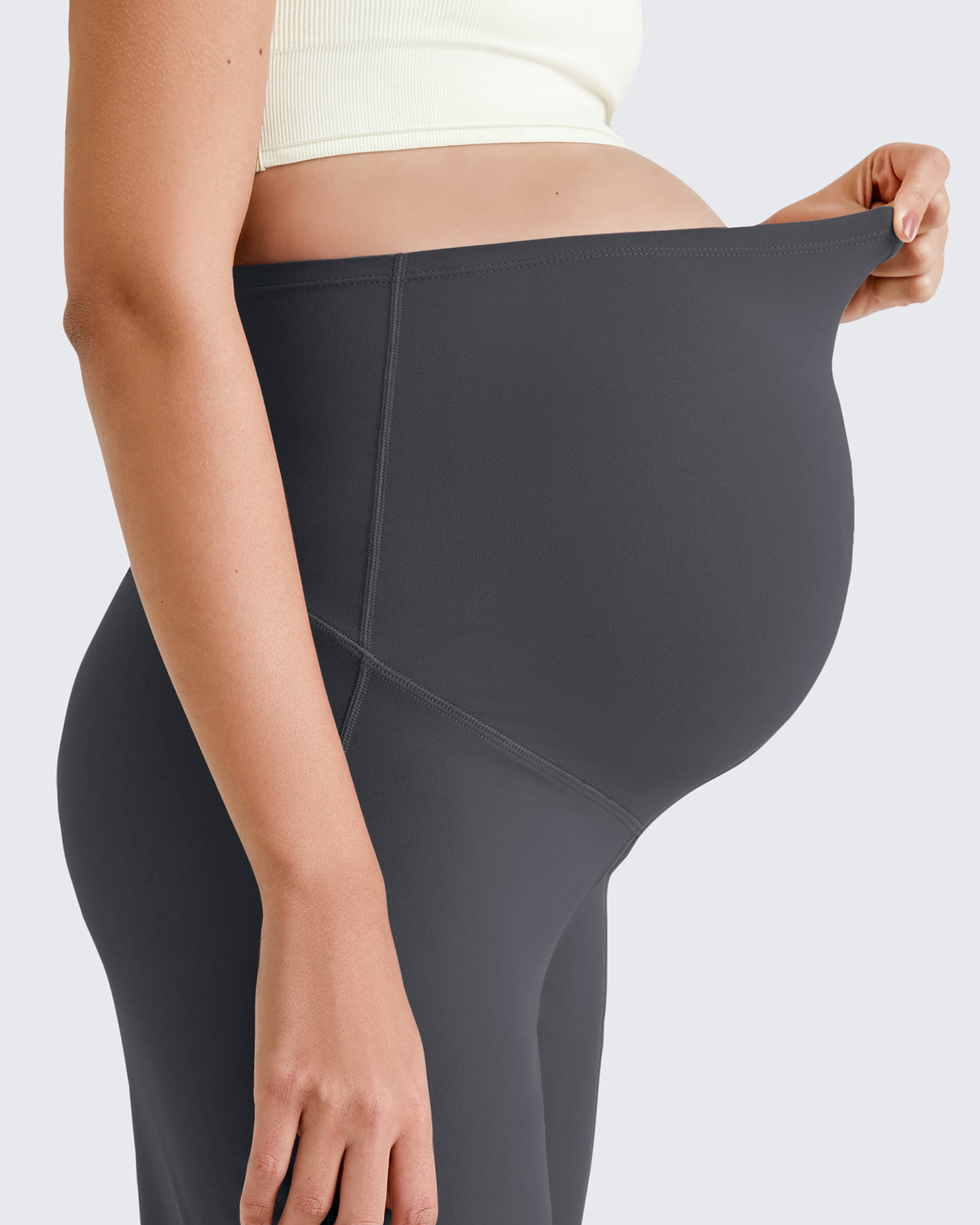G4Free Activewear BareFeel Maternity Wide Leg Dress Pants 