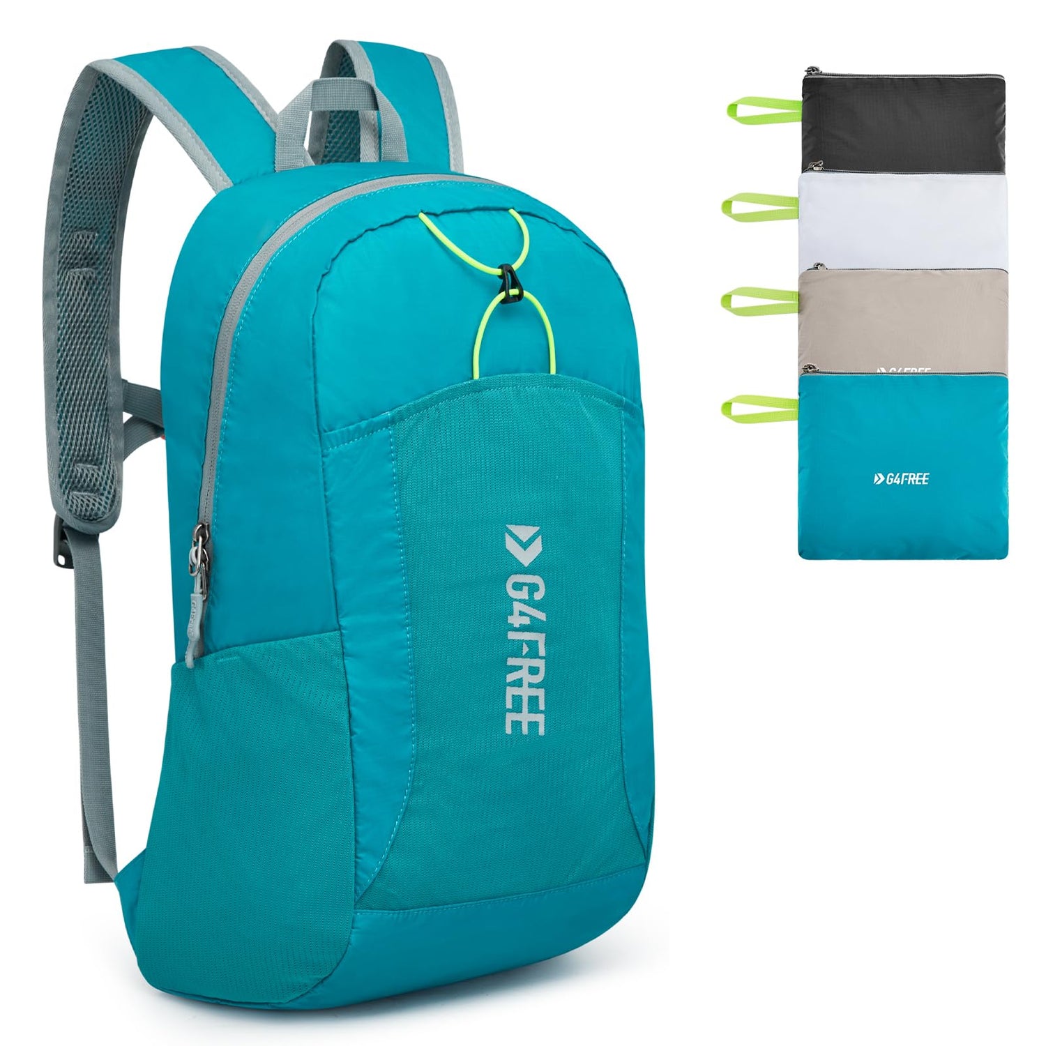 G4Free Activewear - G4Free 24L Small Packable Water Resistant Hiking Travel Backpack -TN23B304B-TN23B304A-TN23B304F-TN23B304D-TN23B304C