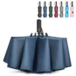 G4Free G4Free 42/46/54/62 Inch 10 Ribs Windproof for Rain Double Canopy Auto Umbrella 
