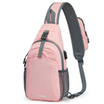 G4Free G4Free RFID Crossbody Sling Backpack with USB Charging Port 