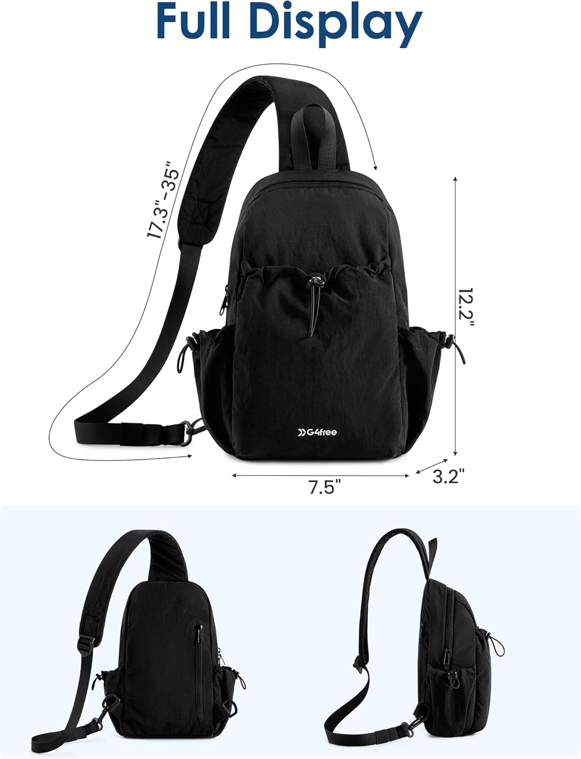 G4Free G4Free Women Casual Crossbody Handbag Shoulder Bag 