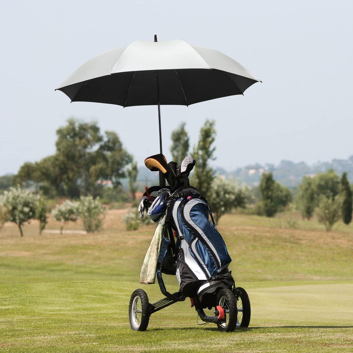 G4Free G4Free 54/62 Inch Windproof UV Protection Extra Large Auto Stick Long Umbrella 