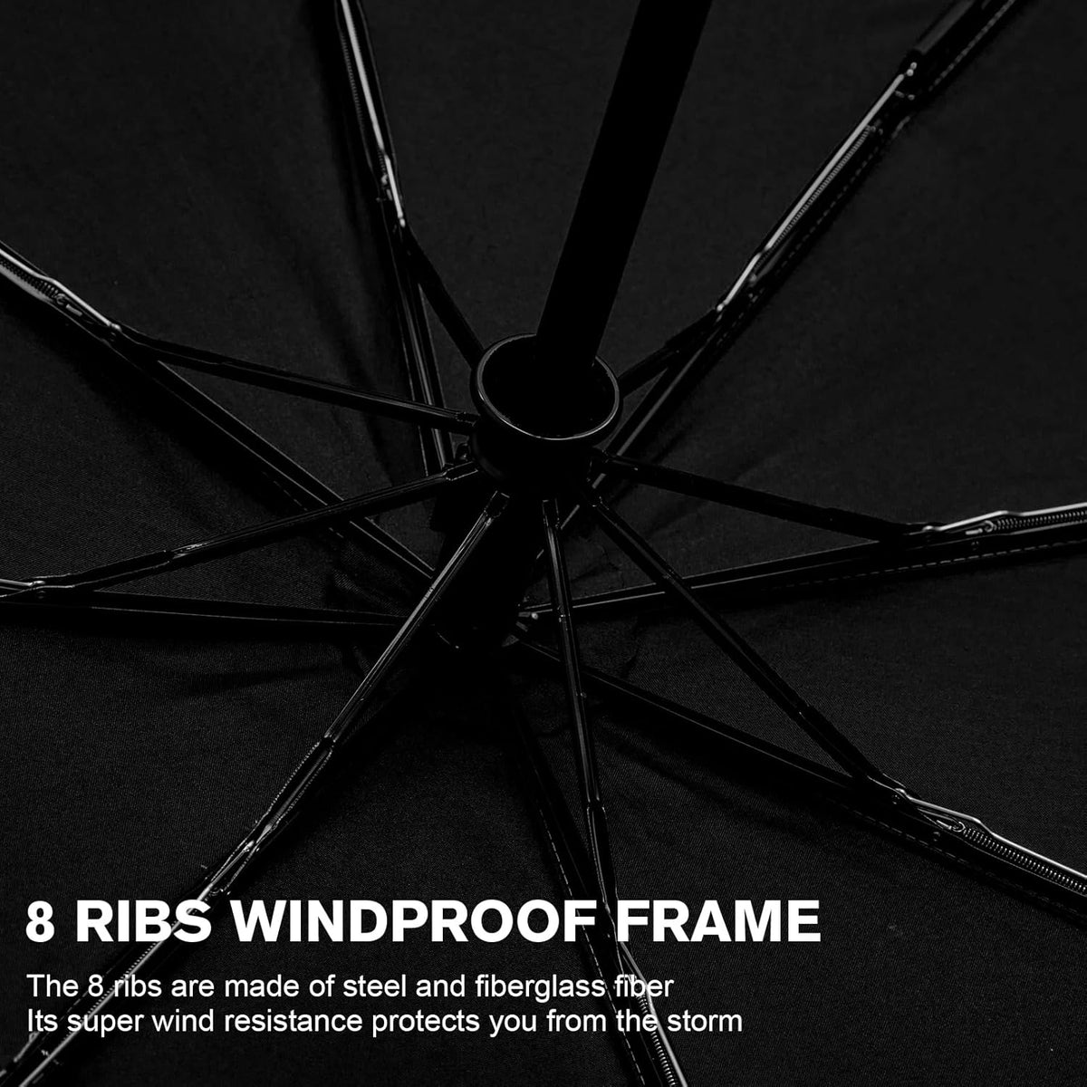 G4Free G4Free 46 Inch UPF 50+ UV Protection Sun Double Layer Windproof Auto Umbrella 