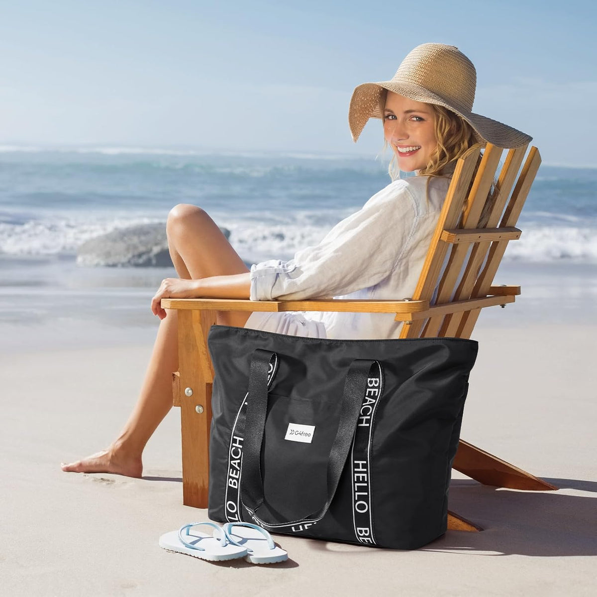 G4Free G4Free Waterproof Women Personalized Strap Tote Bag 