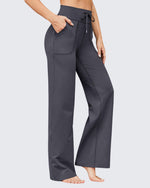 Business Casual High-Waist Wide Leg Pants 