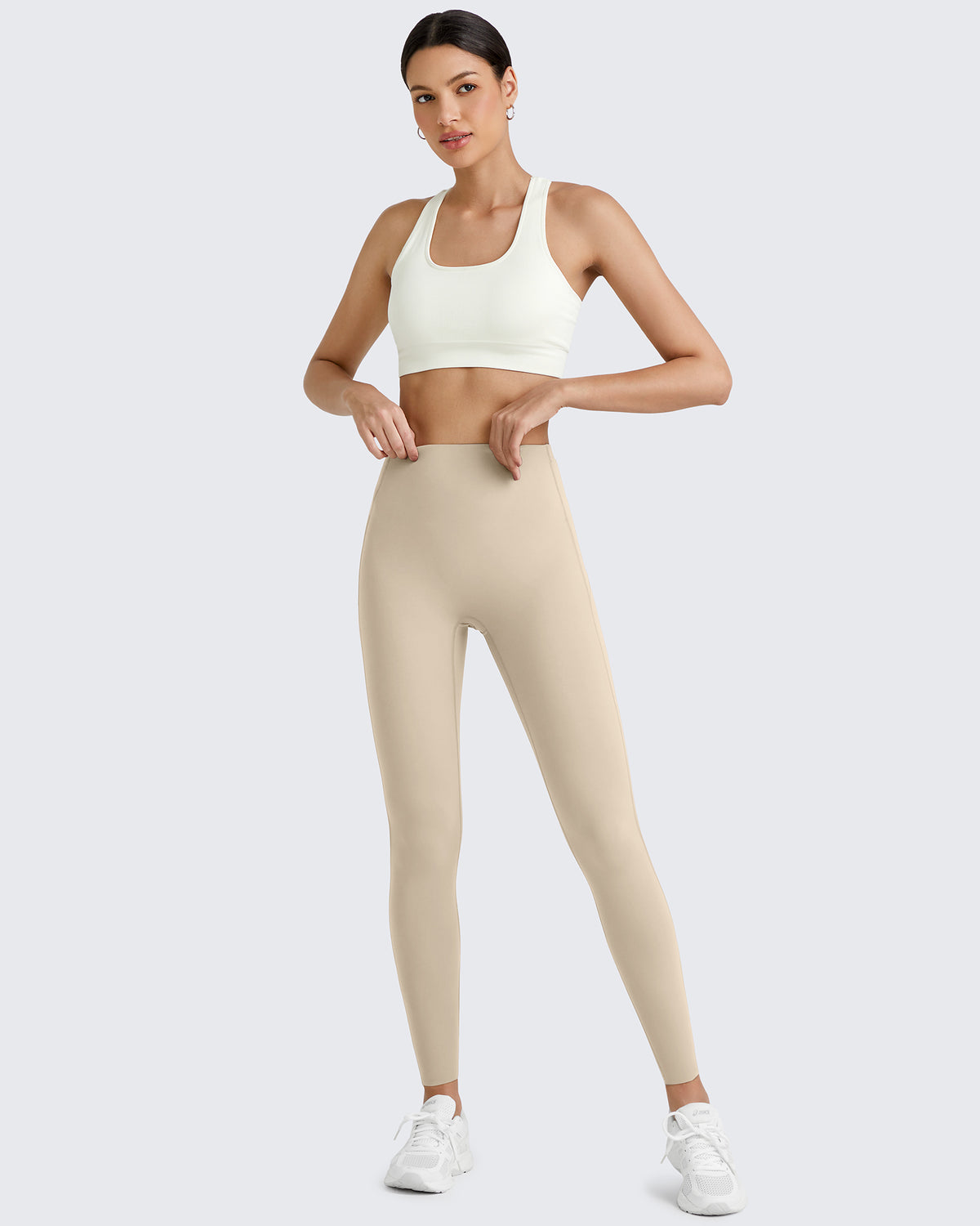 G4Free Activewear BareFeel Seamless Waistband Yoga Leggings 