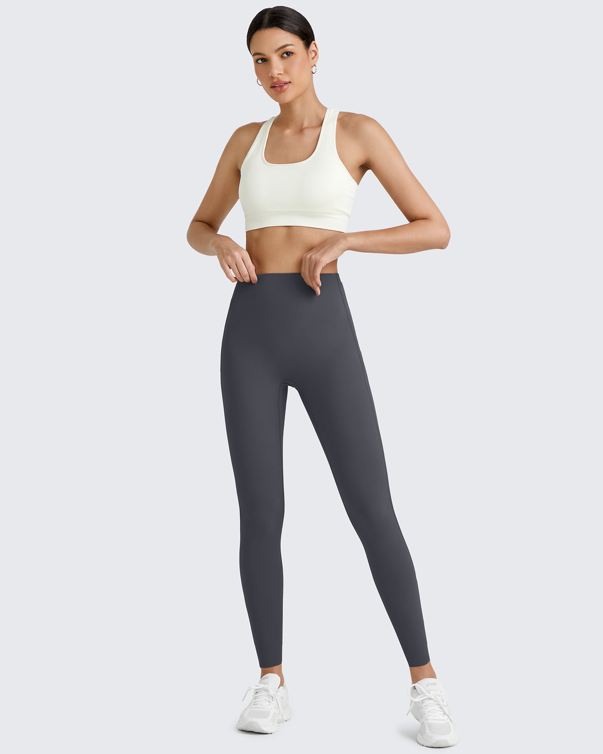 G4Free Activewear BareFeel Seamless Waistband Yoga Leggings 