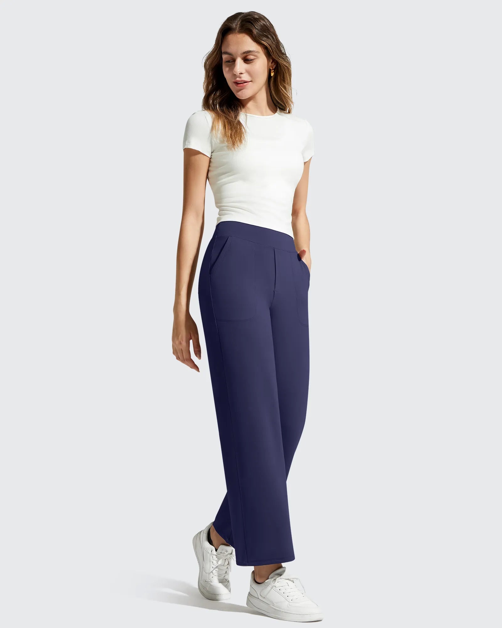 Barefeel Ankle Length Casual Dress Pants for Women