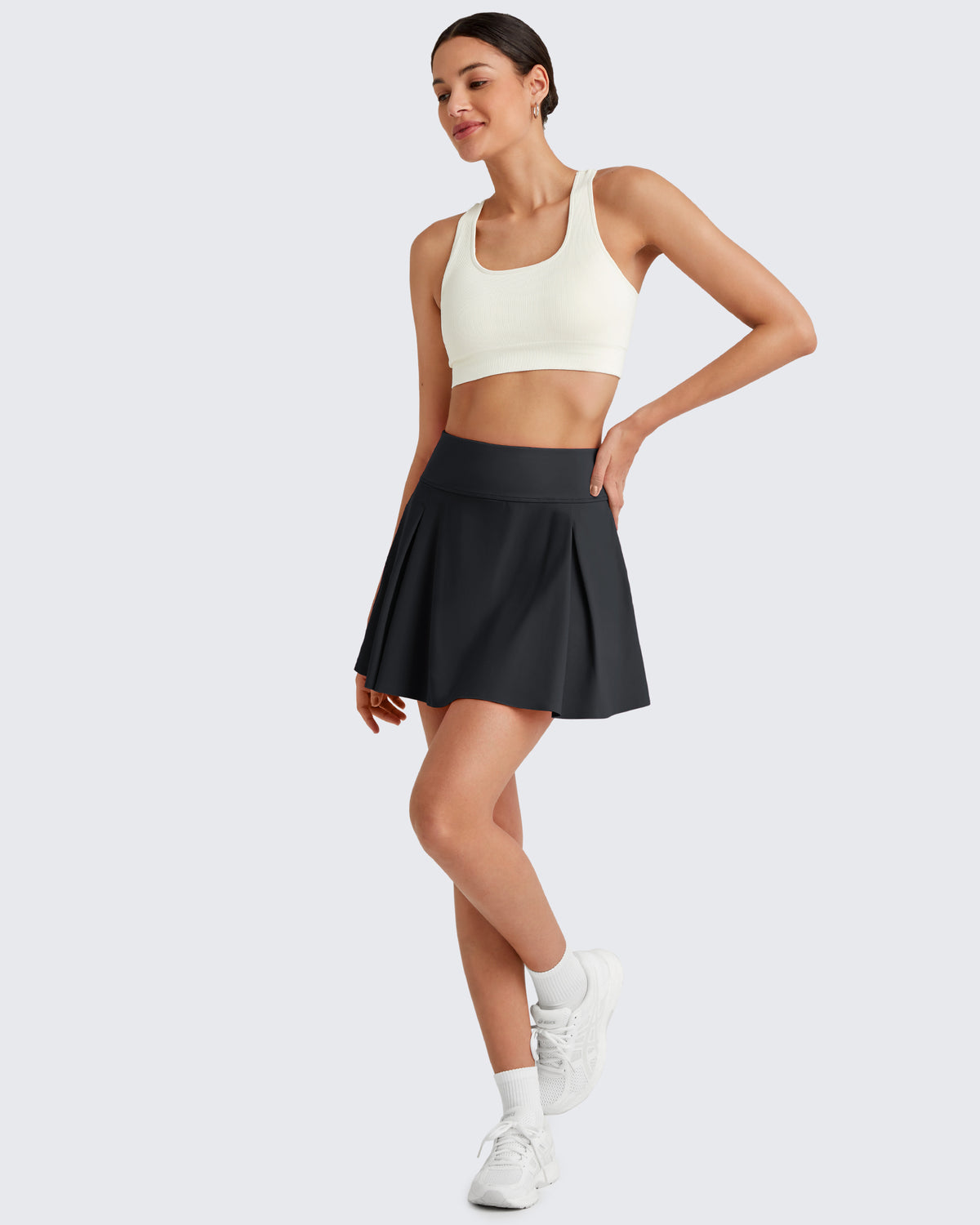 G4Free Activewear High Waisted Athletic Golf Skorts 