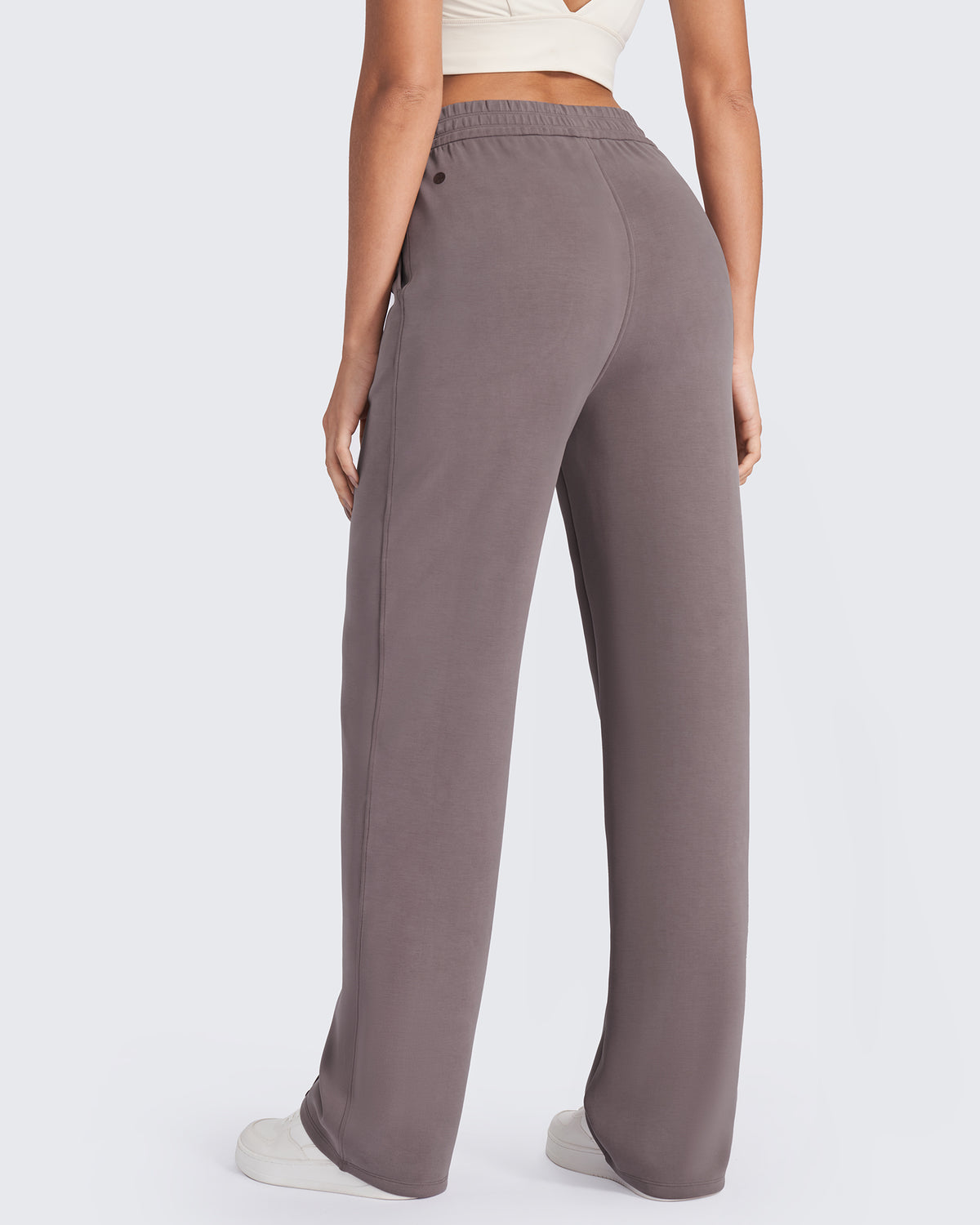 G4Free Activewear Smoofit Loose High-Rise Elastic Dressy Pants 