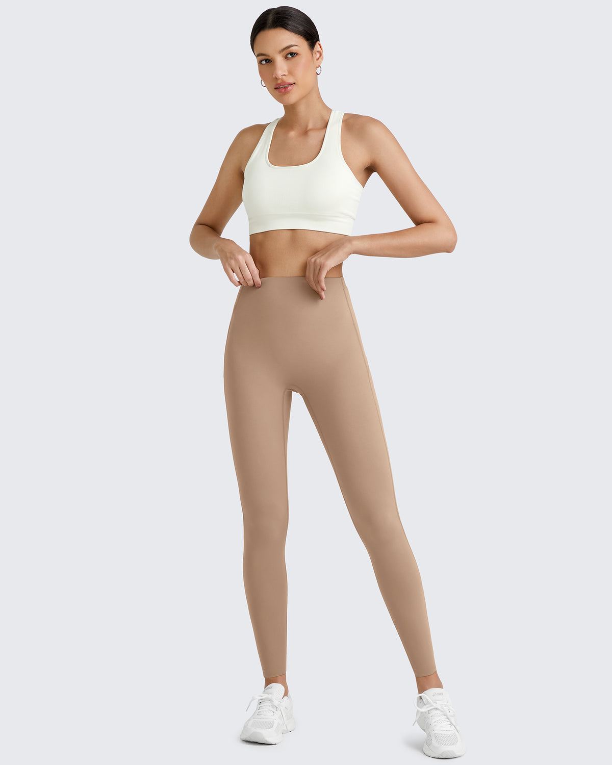 G4Free Activewear BareFeel Seamless Waistband Yoga Leggings 