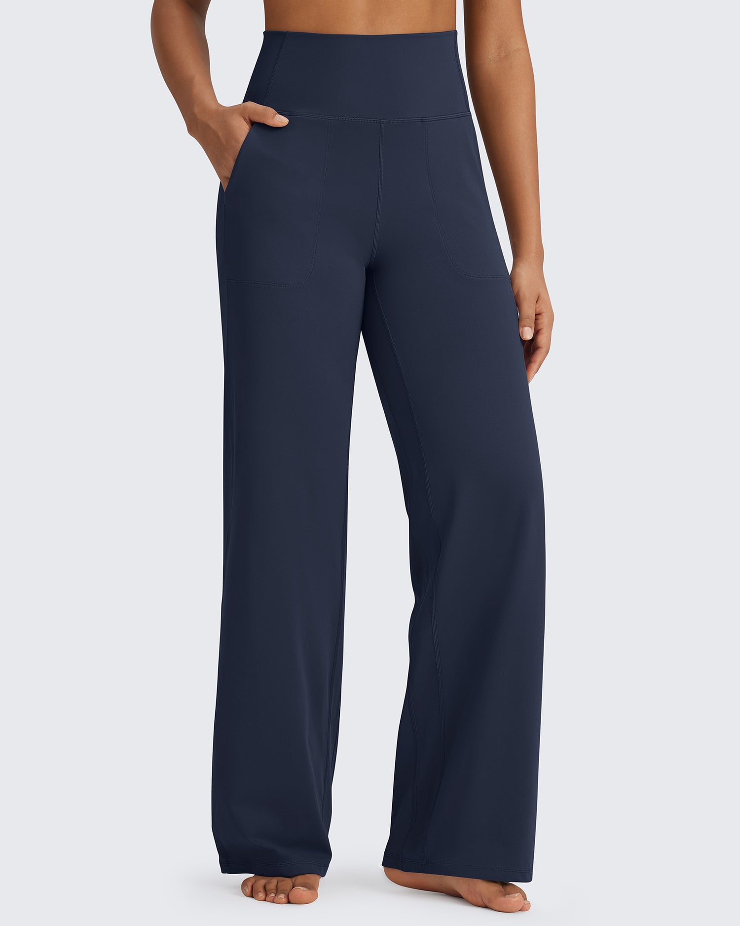 BareFeel Wide Leg High-Waisted Pants 29 ''