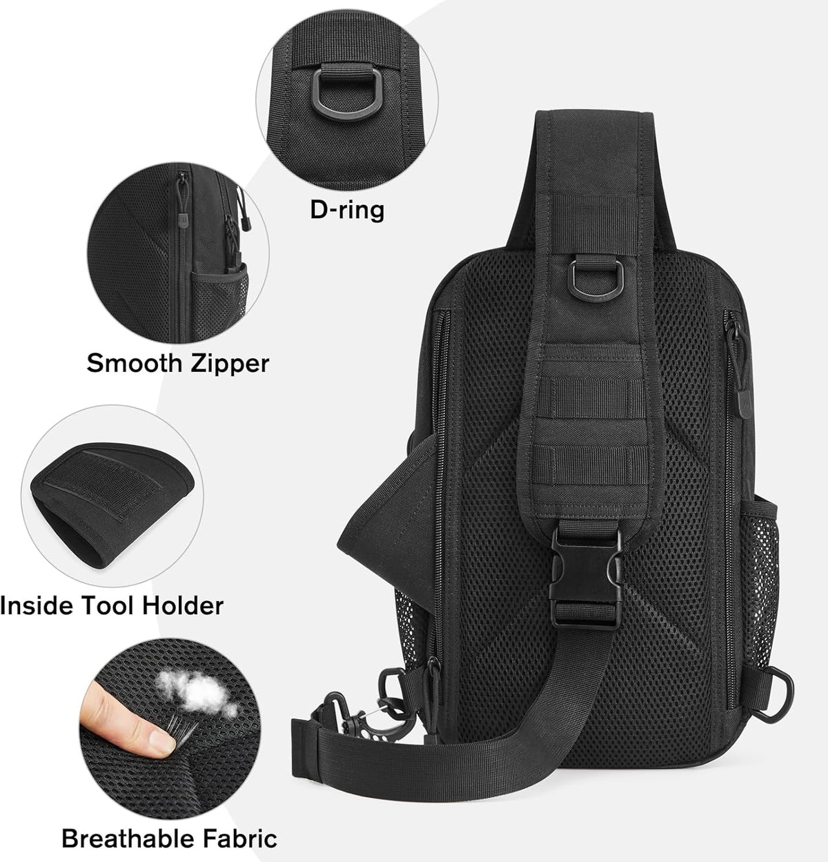 G4Free G4Free Men Military Tactical Sling Bag 
