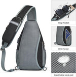 G4Free G4Free RFID Crossbody Sling Backpack with USB Charging Port 
