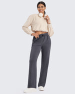 G4Free Activewear Smoofit Mid-Waist Wide Leg Sweatpants 