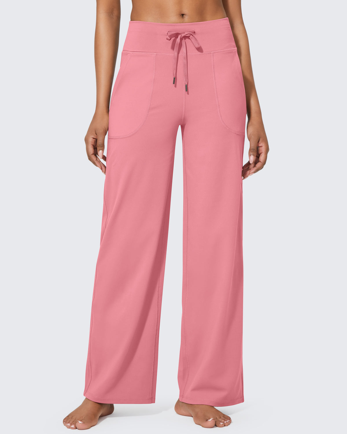 G4Free Activewear Business Casual High-Waist Wide Leg Pants 31 