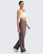 G4Free Activewear ShiftReady High Waisted Wide Leg Dress Trousers 