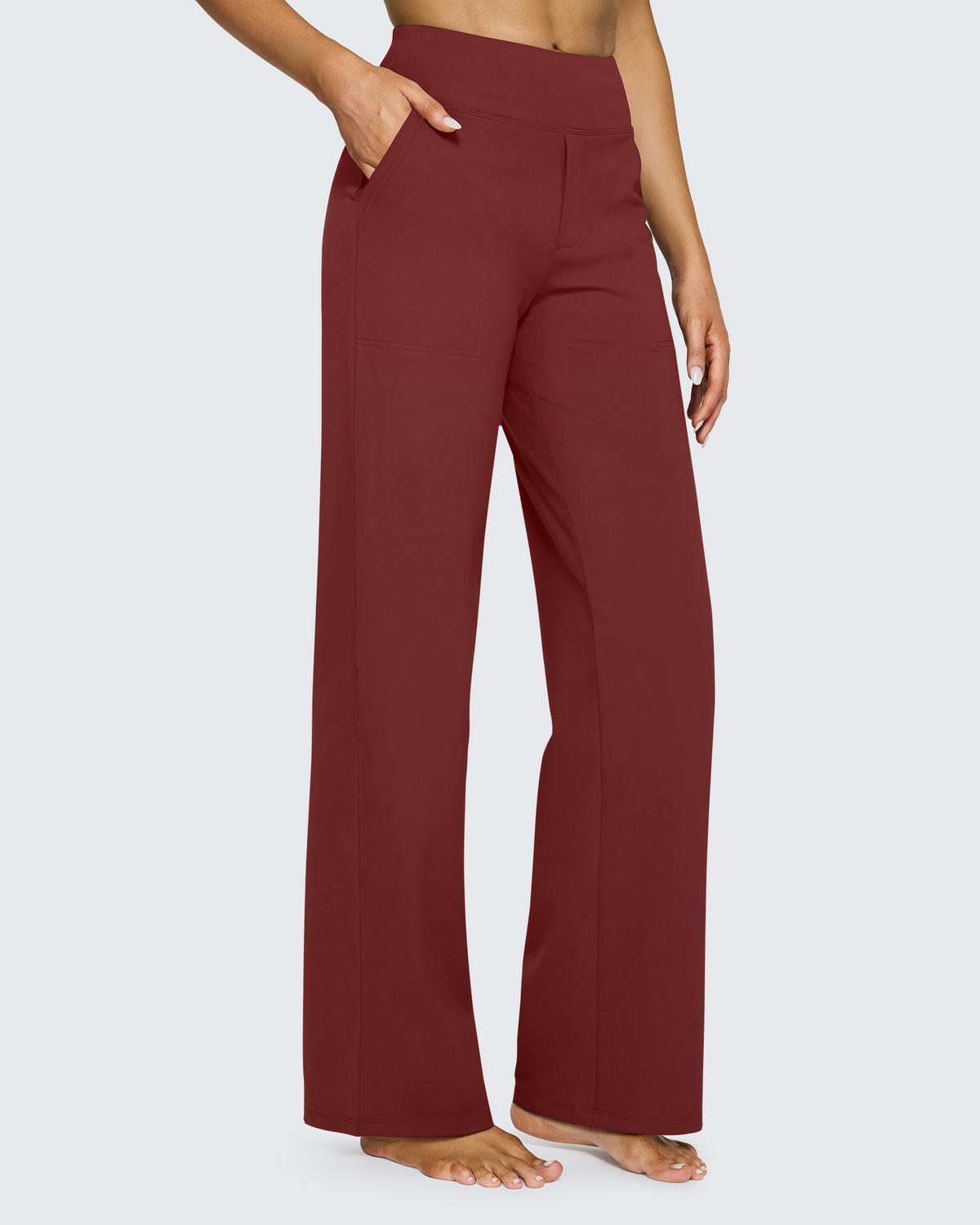 G4free Loose High-Waist Business Casual Pants 