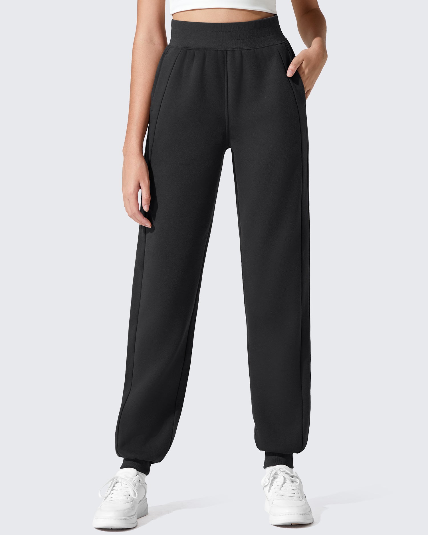 Flurrylux Cotton Fleece Lined Tapered Leg Joggers