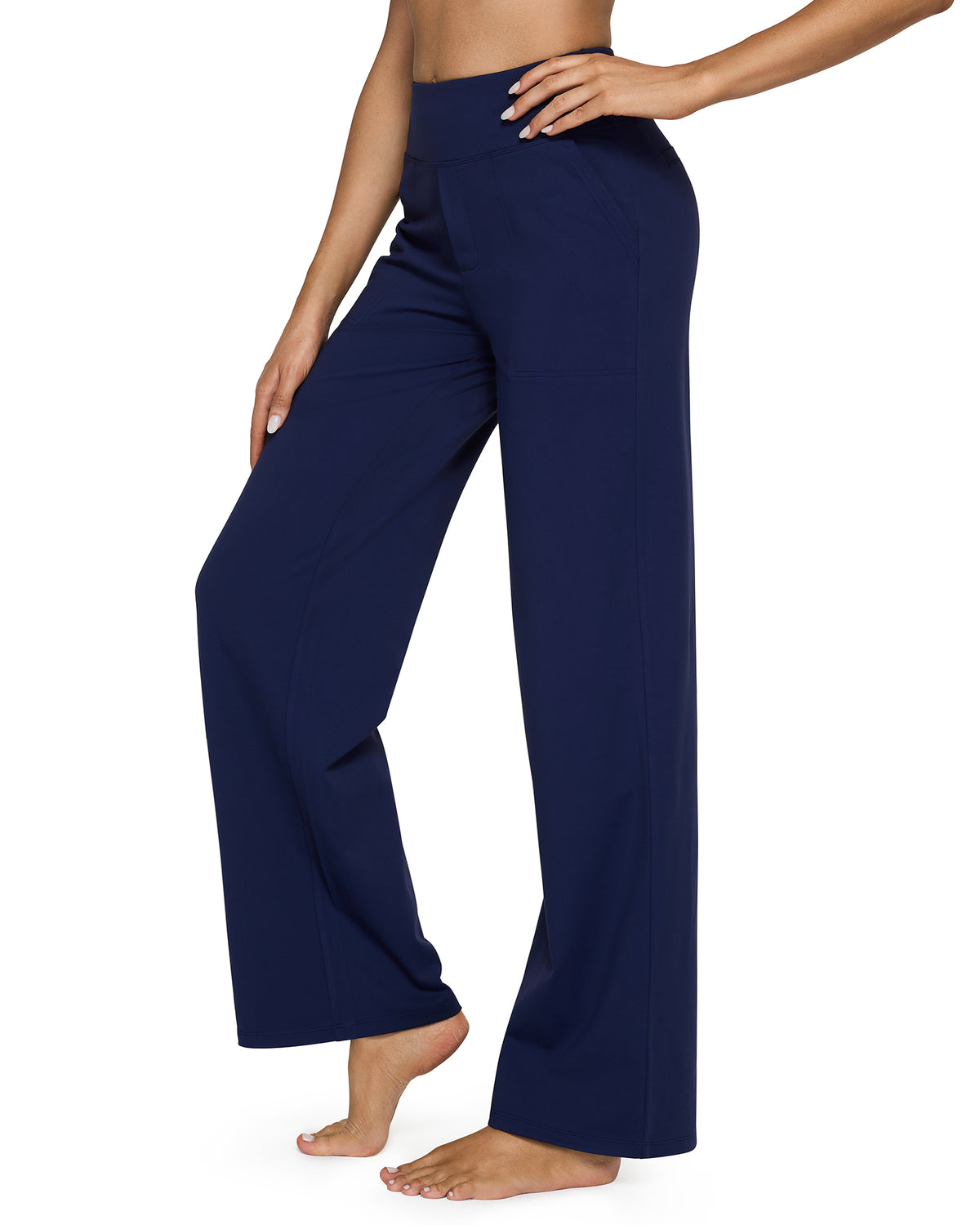 G4free Loose High-Waist Business Casual Pants 