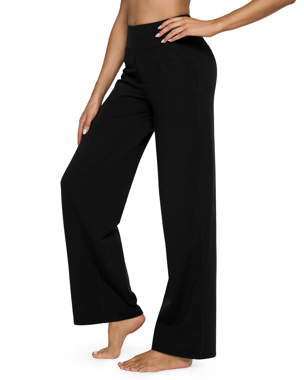 G4free Loose High-Waist Business Casual Pants 