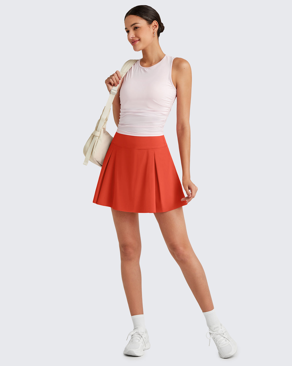 G4Free Activewear High Waisted Athletic Golf Skorts 